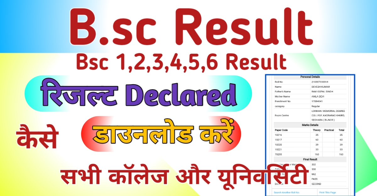 Bsc Result 2024