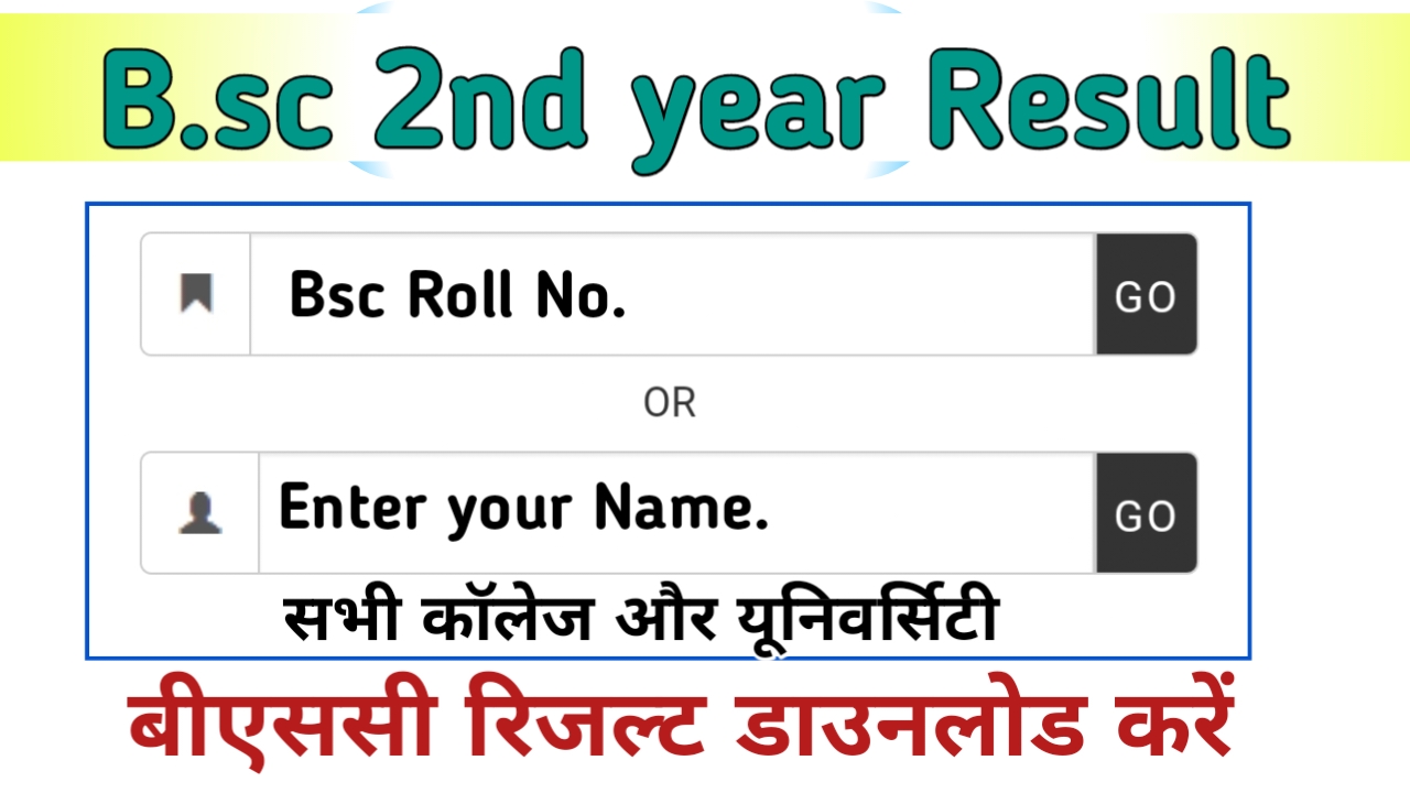 B.sc 2nd year Result 2024