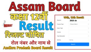 Assam Board 12th Result 2024