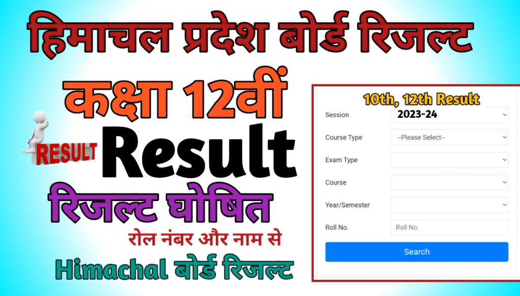 Himachal Pradesh Board 12th Result 2024