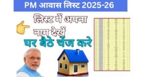 Pradhanmantri Awas Yojana List 2025-26