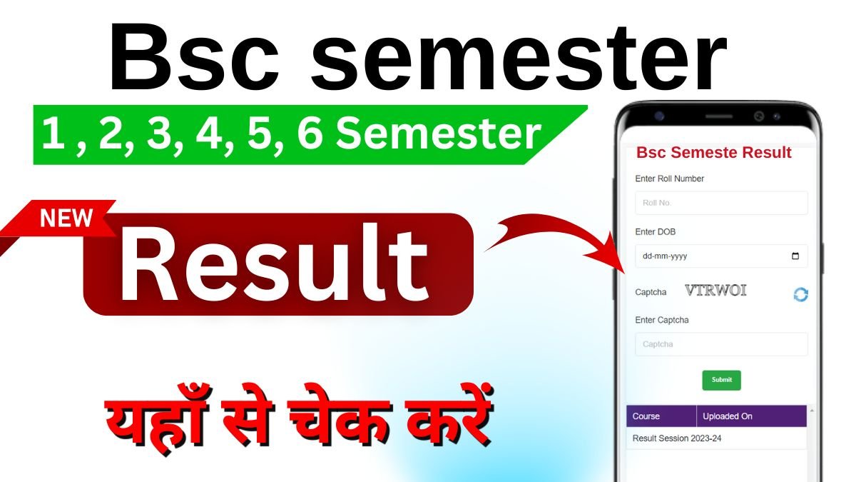 Bsc semester Result 2024