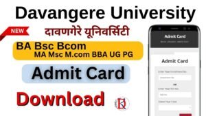 Davanagere University Admit Card 2024