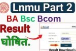 LNMU Part 2 Result 2026
