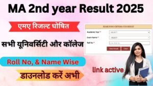 MA 2nd year Result 2025