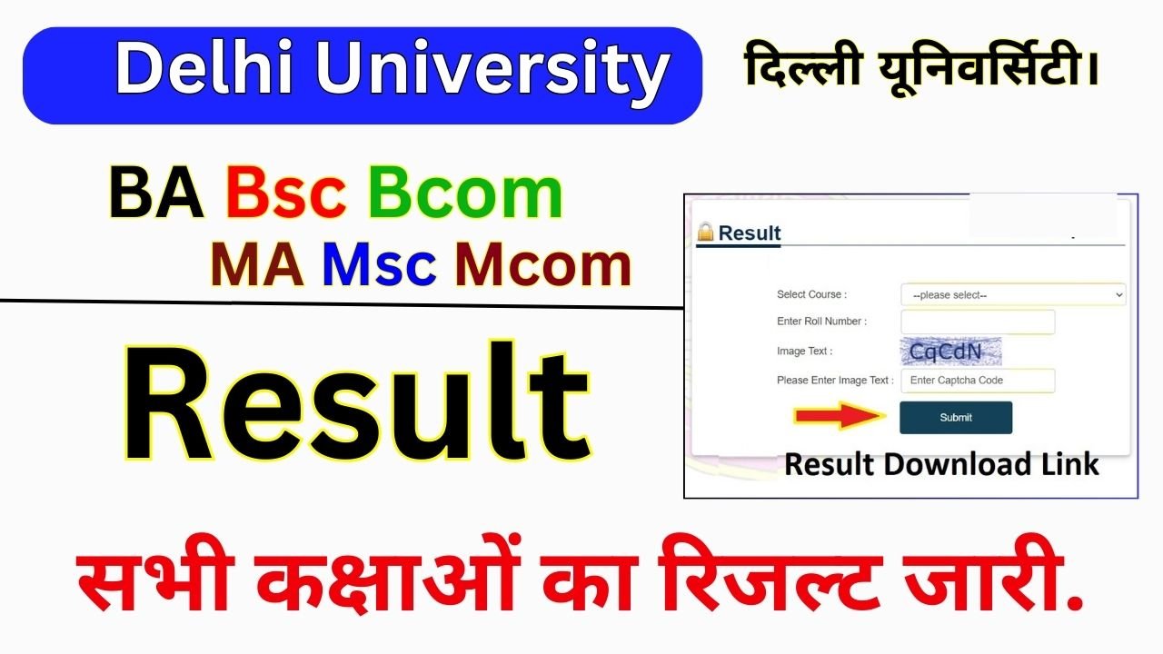 Delhi University Result 2025