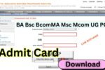 BAMU Hall Ticket 2025