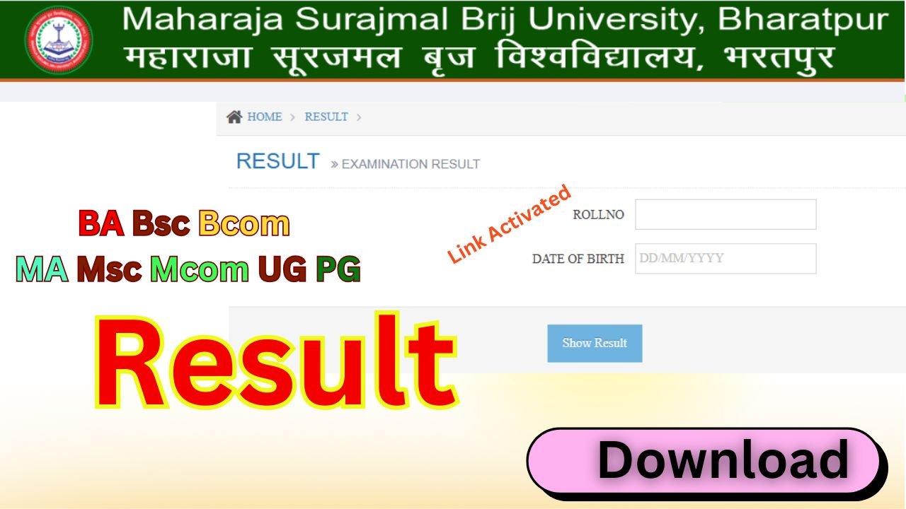 Brij University Result 2025