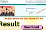 Arunachal University Result 2025