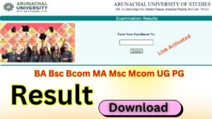 Arunachal University Result 2025