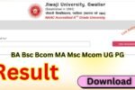 Jiwaji University Result 2026