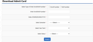 BA 1st Year Admit Card kab aaega