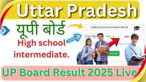UP Board Result 2025 Live