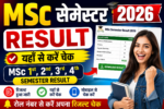 Msc semester Result 2026