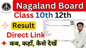 Nagaland Board Result 2025